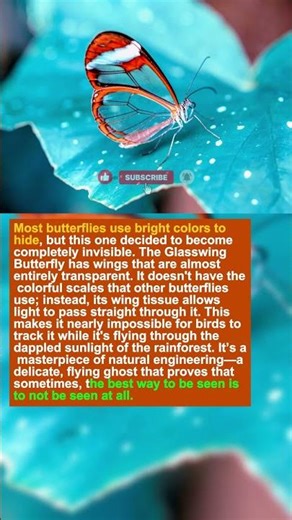 The Butterfly That Wears an Invisibility Cloak