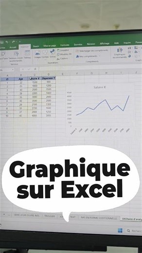 Statistiques sur Excel. graphiques #excel #exceltips #exceltutorial #stats #graph #graphics