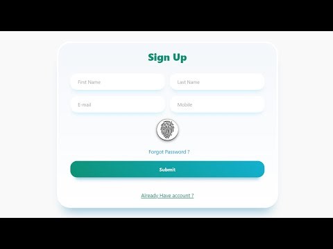Fingerprint Security in Register Form || Mern Stack Project || #4