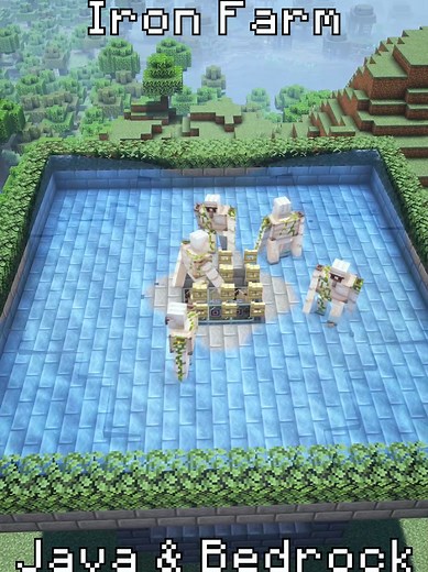 Iron Farm Guide for Minecraft Java and Bedrock