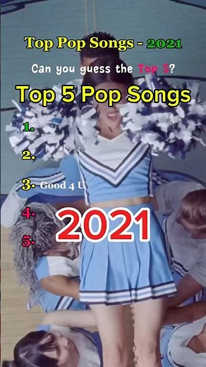 2021 Pop Songs - Top 5 #trending #pop #top5