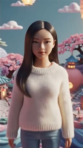 #softimage I transform from my real self into a stylised #fullcgi vibrant isometric diorama world.