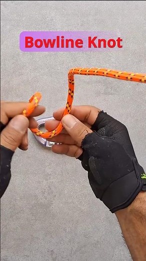 Bowline Knot Step by Step #tutorial #howto