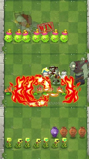 PvZ 2 - Teams With 7 Plants Vs Random Vase Breaker Zombies - P56 #shorts #pvz2 #games