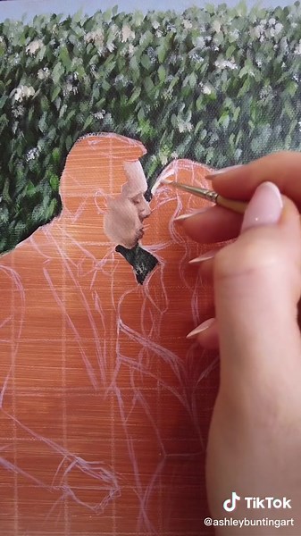 A wedding painting for Caragh and Matt #liveweddingpainter #weddingpainting #liveweddingpainting