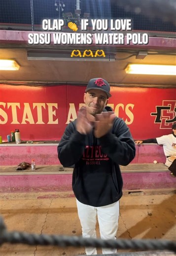 @SDSU Baseball ⚾️ said it here folks! GAMEDAY vs APU @2pm at the Aquaplex! #collegeathletics #waterpolo #baseball