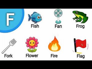 Abc flashcards for kindergarten | A For Apple |Alphabet Words A to Z | ABC Alphabet |Alphabet A to Z