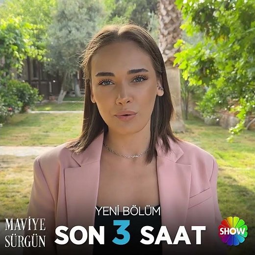 Last 3️⃣ hours for the new episode 🌊#MaviyeSürgün tonight at 20.00 on Show TV!