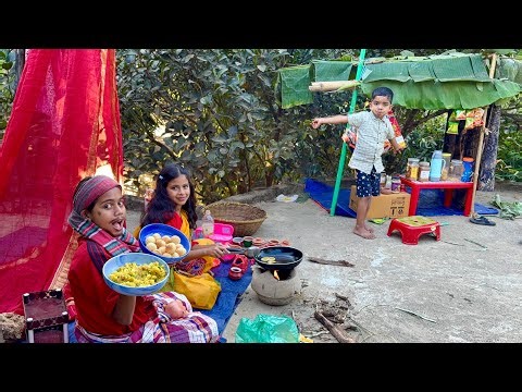 মাহির ছেলে ফুচকা খাবে।ছোটবেলার রান্নাবাটি খেলা।Mahir Putul Khela|bangla cartoon