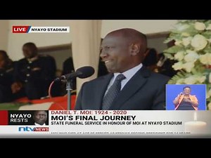 DP Ruto's speech during Moi memorial service at Nyayo Stadium