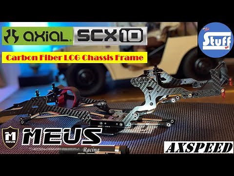 Axial SCX10 Carbon Fiber LCG Chassis (MEUS RACING RC / INJORA) (Belly Dragger part 1)