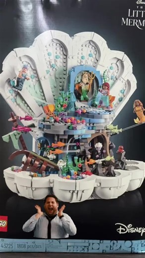 43225 LEGO Disney The Little Mermaid Released 2023 1808 pieces #lego #afol #disney