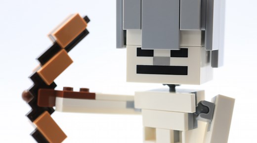 LEGO Minecraft 21150 Skeleton BigFig with Magma Cube review