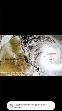 this is about cyclone Larry