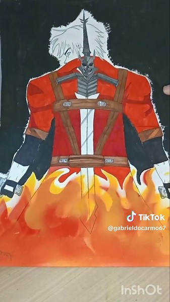 Dante from Devil May Cry: Anime Art Drawing Techniques