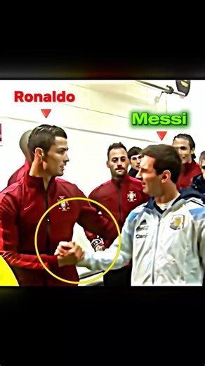 Two GOATs, One Respect – Ronaldo & Messi 🐐⚽ #football #respect #cr7 #ronaldo