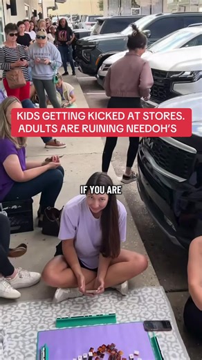 needoh haul adults running outside line movie | needoh cube