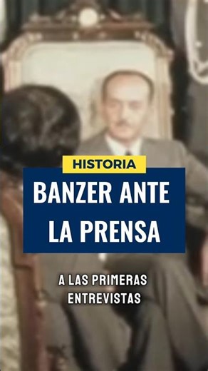 Banzer ante la prensa en 1971