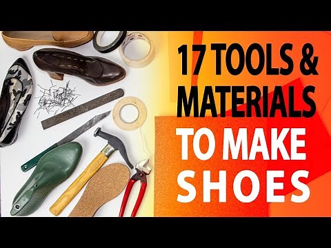 🔴17 Shoemaking Tools & Materials you need [Watch it before you buy]