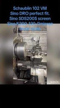 Schaublin 102 VM DRO fit.#Sino sds200s#Sino Dro #Lathe Dro#Schaublin 102#Lathemachine