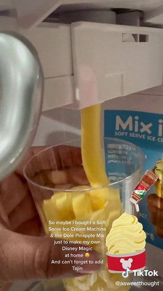 Disney Magic at Home - DIY Dole Pineapple Soft Serve with Cuisinart Ice Cream Maker