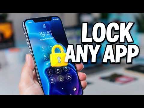 How to Lock Apps on iPhone Require Password to Open 2026
