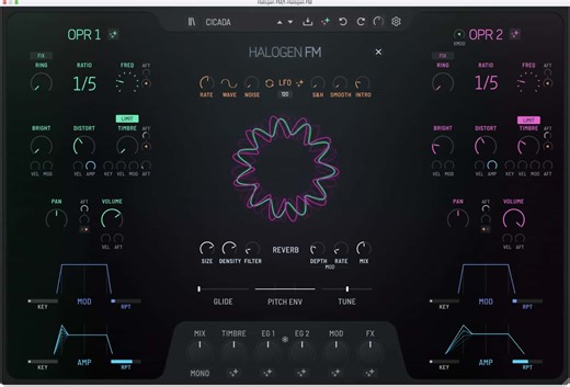 New Software Synth, Halogen FM, Promises To Turn FM Synth Programming Into Play