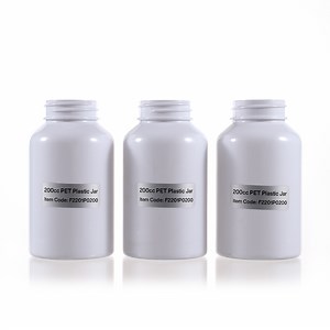 [Hot Item] 200cc Vitamin Bottle Plastic White Pill PET Bottle