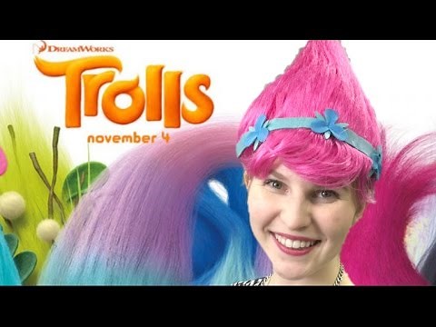 Trolls Poppy & Fuzzbert Wig from Just Play