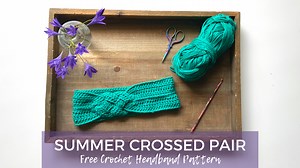 How to Crochet an Easy Summer Headband