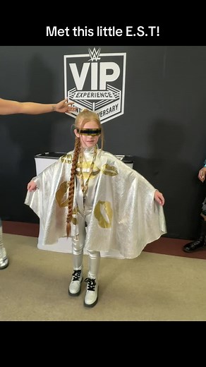 Inspiring Little EST Recreates #wrESTleMania 40 Look!