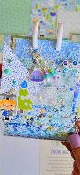 Doodlebug Much Fun mini disc-bound album! All the fun stitching + cuteness! 💚🩵💜 #minialbum #maker