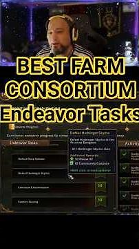 BEST FARM CONSORTIUM Endeavor Tasks #wow #shorts #warcraft