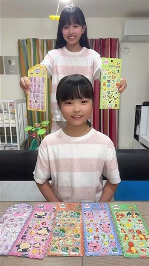 みぎひだりどっち？➁ まりちゃんいずちゃんチャンネル #shorts #シール #みぎひだりどっち
