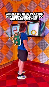 Move out of the way kids. I’ve been training 40 years for this moment. 😎 #Nintendo #MarioWorld #NES #EpicUniverse | Jared Guynes