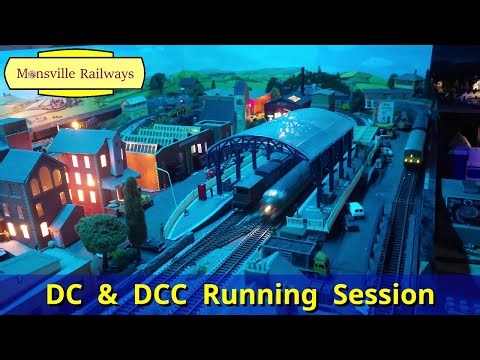 Testing & DC/DCC Running Session on the HO/OO Gauge Garage Project Model Railway - Part 33A.