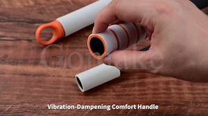 Gomake Extendable Floor Scraper Heavy Duty 6" Wide Razor Blade Scraper Tool with 17‘’-59" （1.4ft- 4.9ft）Long Handle, 10PCS Extra Metal Blades for Cleaning Glass Wall Gum Paint Tile Glue