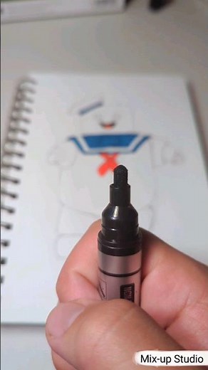 Drawing the Stay Puft Marshmallow Man from Ghostbusters #art #drawing #ghostbusters