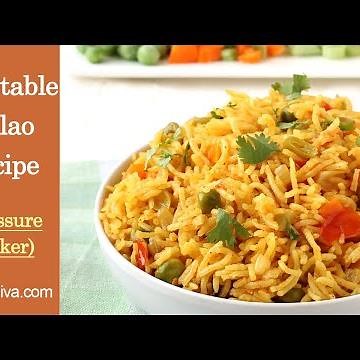Vegetable Pulao Recipe - Pressure Cooker Pulao - Easy Veg Pulao - foodviva