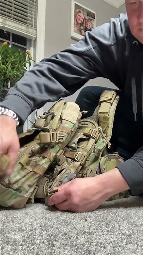 Agilite SAPI Tactical Hydration Bladder with the K19 plate carrier and Micro Map back panel #shorts