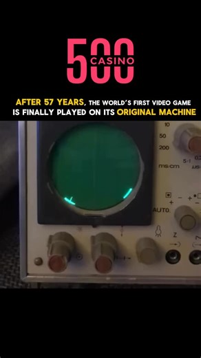 Great minds🧠 on Instagram: "The First Video Game Comes Back to Life After 57 Years 🕹️⚡ A moment of pure gaming history just happened — the world’s first video game has been played again on the exact original machine it was created on, nearly six decades later. Engineers, preservationists, and retro-tech lovers restored the device piece by piece, replacing nothing that wasn’t from the original era. When the machine finally powered up and the original pixels appeared on screen, it wasn’t just a 