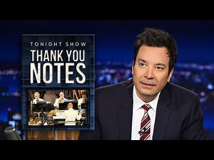 Thank You Notes: Academy Awards Orchestra, Dreamcatchers | The Tonight Show Starring Jimmy Fallon
