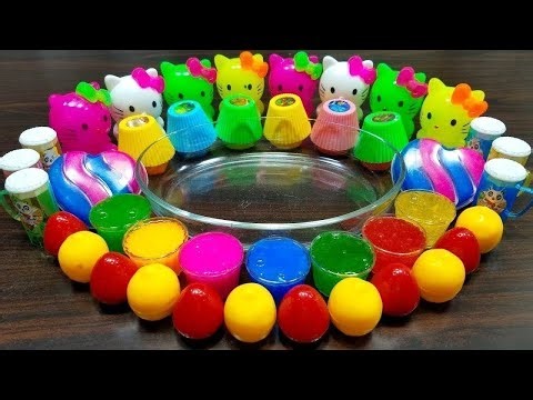 Mixing random things into homemade slime | Satisfying slime video ! Alex slime !!!