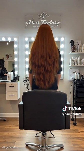 Magical Transformation of Long Silky Hair