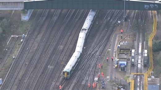 Train derailment brings disruption to South East England