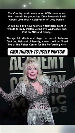 CMA tribute to dolly parton ❤ #dollyparton #celebrity #celebritynews #hollywood