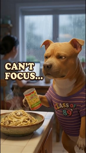 DOG COOKS EASY PASTA for Auntie’s bad day 🐶 #shorts #viralshorts