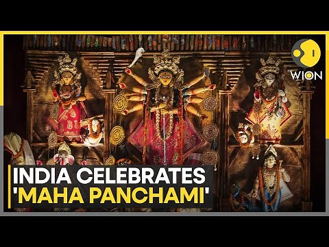 Thousands Gather Across Kolkata to Celebrate the Beginning Of Grand Durga Puja Festivities | WION