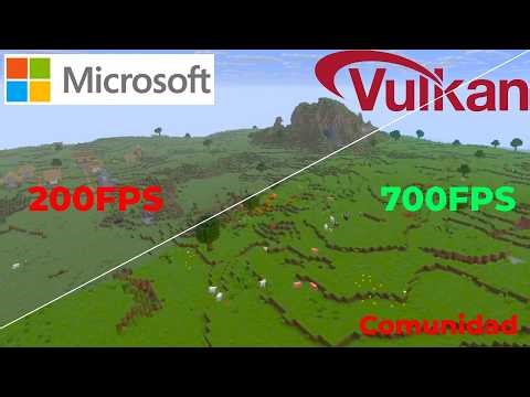 Vulkan Performance: Microsoft vs. Community | Minecraft Vulkan