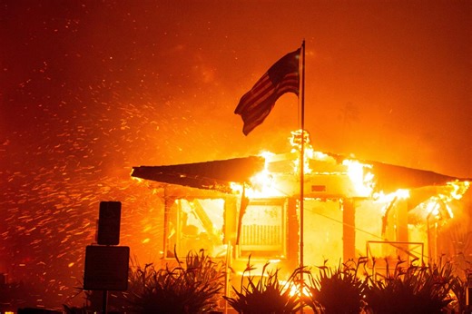 'Get out': Deadly LA fires spread to Hollywood Hills